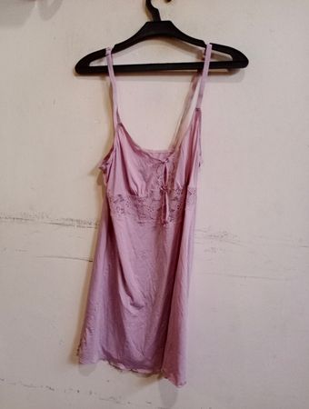 Pink Spitzenbesatz Slip