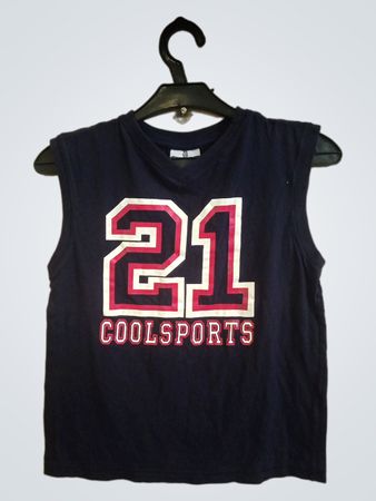DOGNOSE Ärmelloses T-Shirt mit "21 COOLSPORTS" Grafik