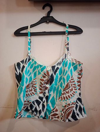 Cami-Top mit abstraktem Druck