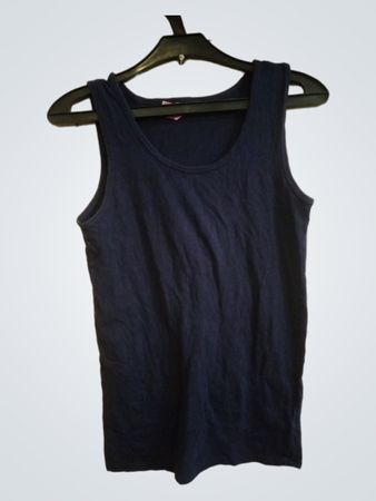 Page Young Navy Blue Tank Top