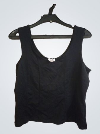 Schwarzes Tanktop