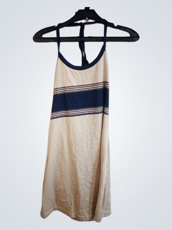 RAINBOW gestreiftes Halsbandkleid