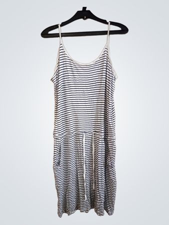 Gestreiftes Spaghettiträgerkleid