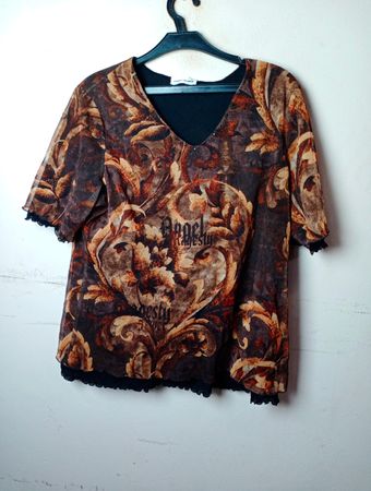 Gerry Weber Floral Print V-Neck Top