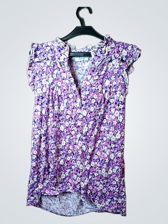Renatto Bene Paris Floral Print Top