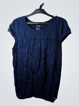 Esmara marineblau gesticktes Oberteil