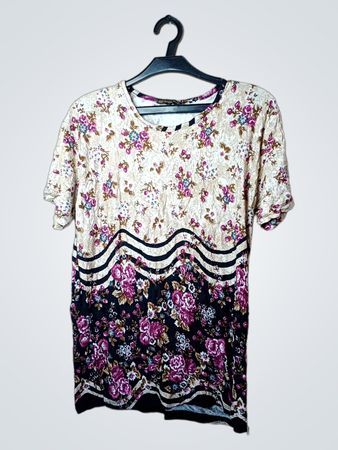 MISS ADA Floral Print T-Shirt