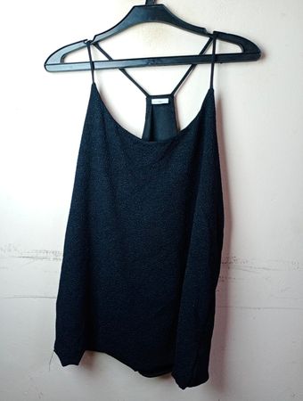 JACQUELINE de YONG Schwarzes Tanktop
