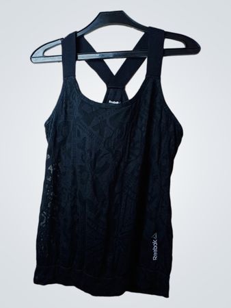Reebok Schwarzes Tanktop