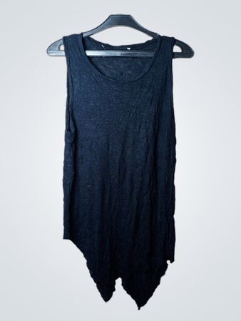 Schwarzes Tanktop