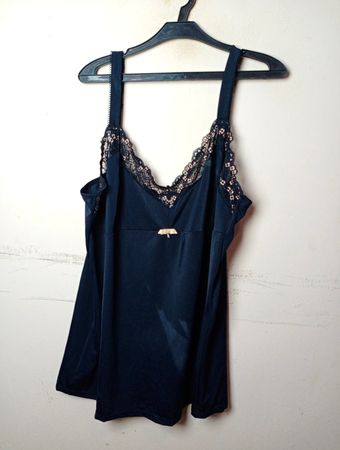Miriale Eleganzia Black Lace Trim Camisole