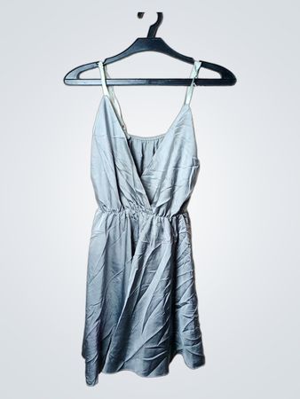 ONLY MODA Damen Grau Spaghetti-Träger Kleid