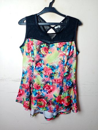 Für Lovelə Floral Ärmelloses Top