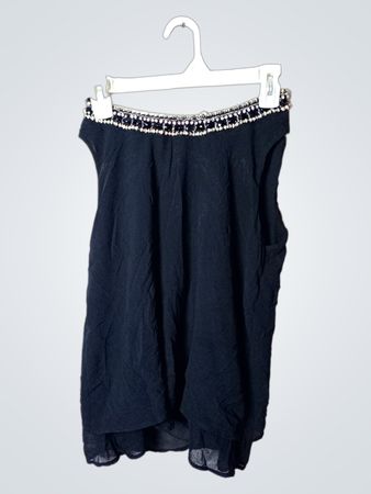 Rlinea Black Beaded Top