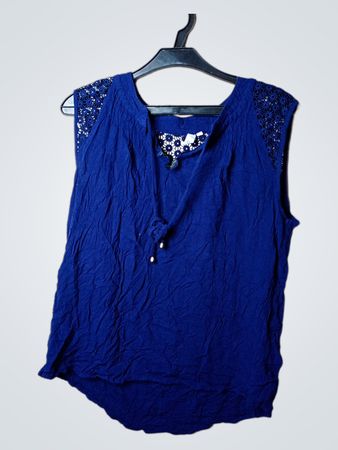 Q/S designed by Blue Lace Detail Ärmelloses Top