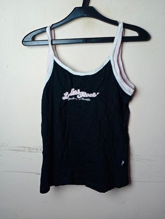 X-mail Black Tank Top
