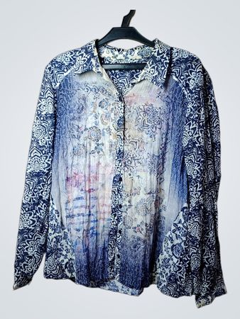 BONITA 100% Polyester bedrucktes Hemd