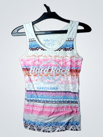 Hard Rock Cafe Barcelona Juniors Fit Tank Top
