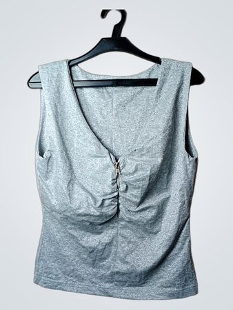 STACCATO ärmelloses Top mit Reißverschlussdetails