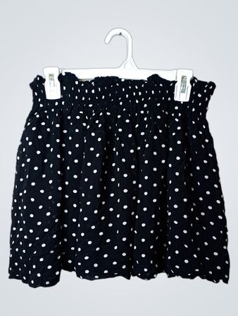 Ganni Schwarzer Polka-Dot-Rock