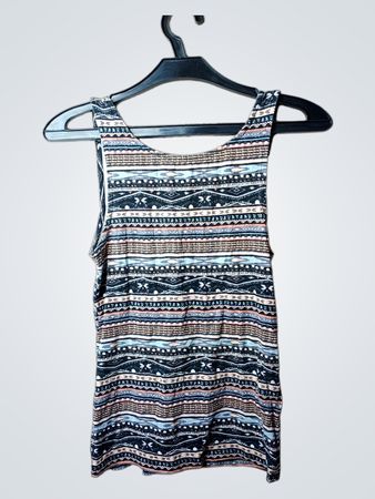 Tanktop mit geometrischem Muster