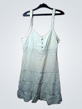 Tom Tailor Denim hellblau gestuftes Kleid