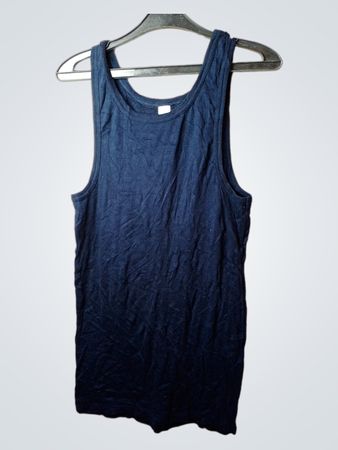 VANVAAN Marineblaues Tanktop Größe 7 100% Baumwolle