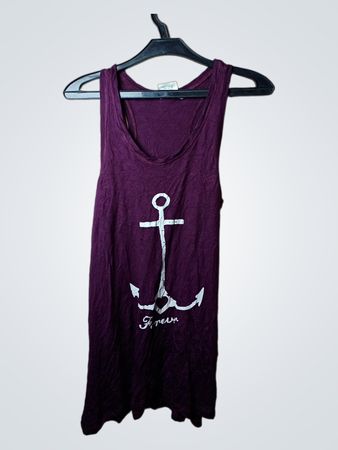 WLD Ocean Facing Garments Tank Top mit Anker-Grafik