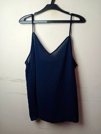 Tommy Hilfiger Damen Marineblau Spaghetti-Träger Cami