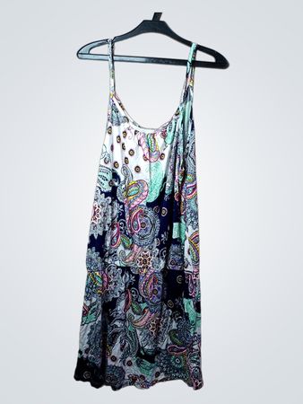 Beachtime Paisley Print Maxi Dress