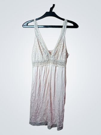 Hunkemöller Pink Lace Trim Slip Dress