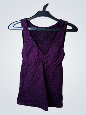 Lila Paisley Tanktop