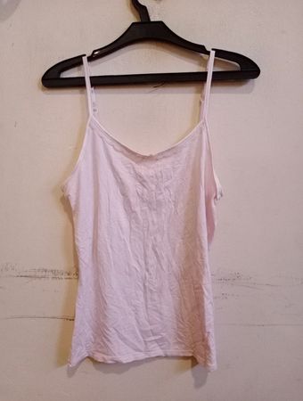 Skin to Skin Pink Spaghetti Strap Tank Top