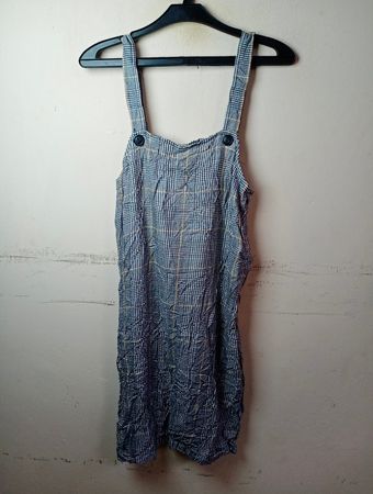 H&M Karo Latzkleid