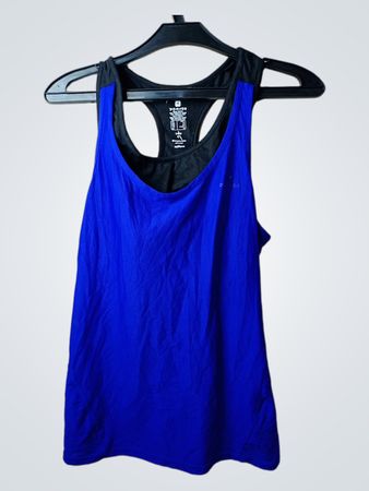 DOMYOS Blaues Tanktop