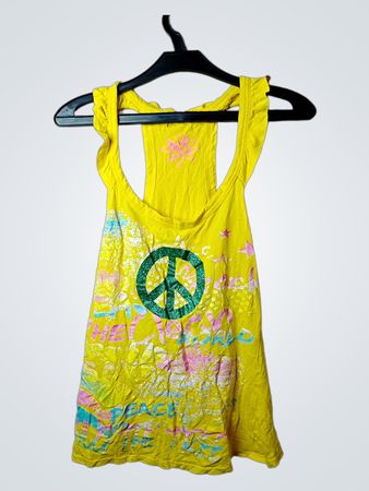 TRNW Gelbes Friedenszeichen Tanktop