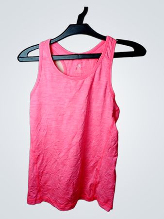 H&M Sport Neon Pink Racerback Tank Top
