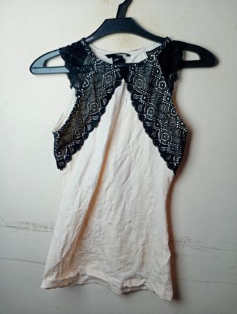 H&M Spitzenbesatz Tanktop