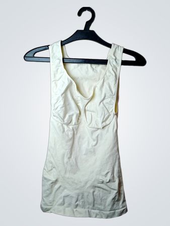 Cremfarbenes Tanktop
