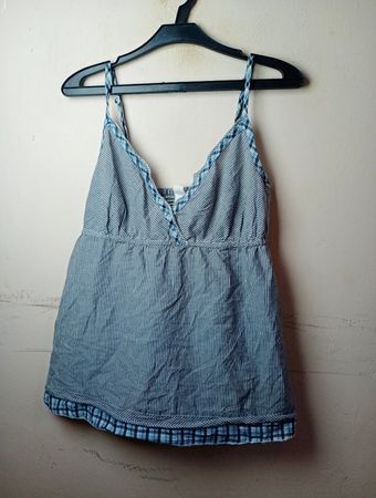 L.O.G.G. Label of Graces aus Est. 1993 Blau Gestreiftes Trägertop