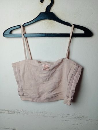 Adidas Ribbed Crop Top
