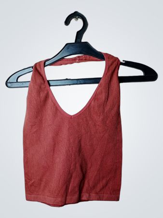 Out From Under Ribbed Halter Tank Top