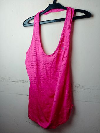 Puma Pink Racerback Tank Top