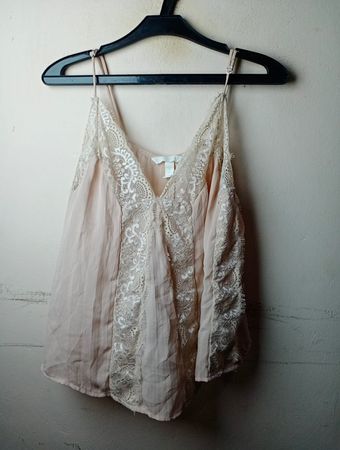 H&M Spitzenbesatz Cami Top