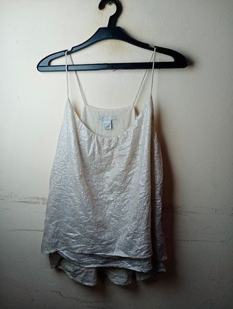 H&M Cami Top Metallic