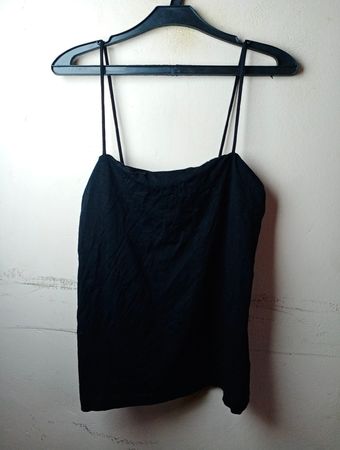 Ginatricot Schwarzes Spaghetti-Träger Tanktop