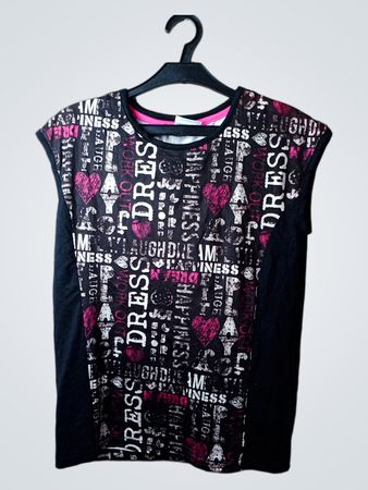 YIGGA Mädchen Ärmelloses Grafik-T-Shirt