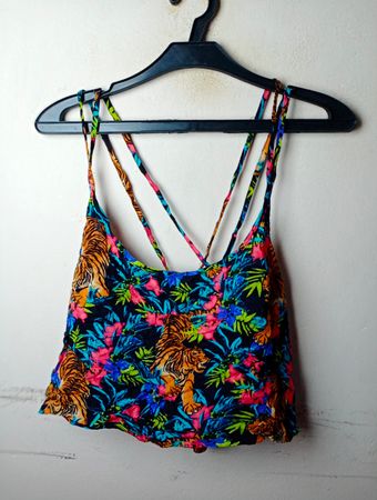 H&M Divided Tiger Print Cami Top