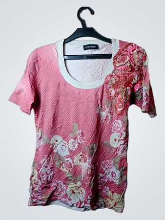 Cetta Benetti Pink Floral T-Shirt