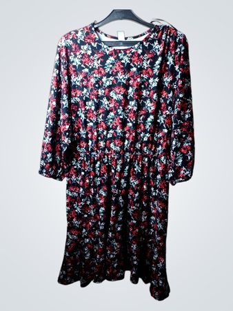Piazza Italia Damen Kleid mit Blumenmuster